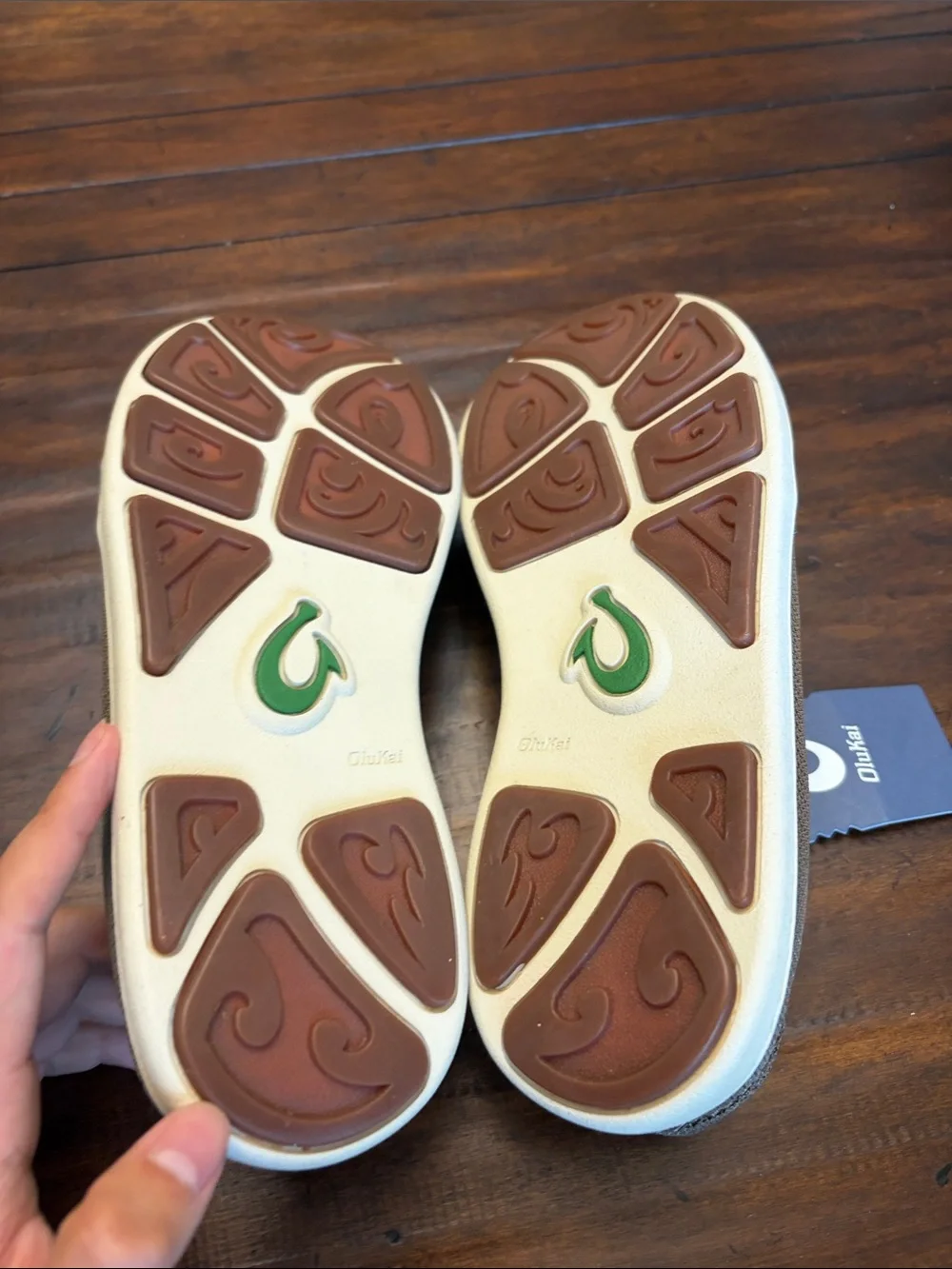 Olukai lime Peel Nohea Mesh Men US 10 ACS